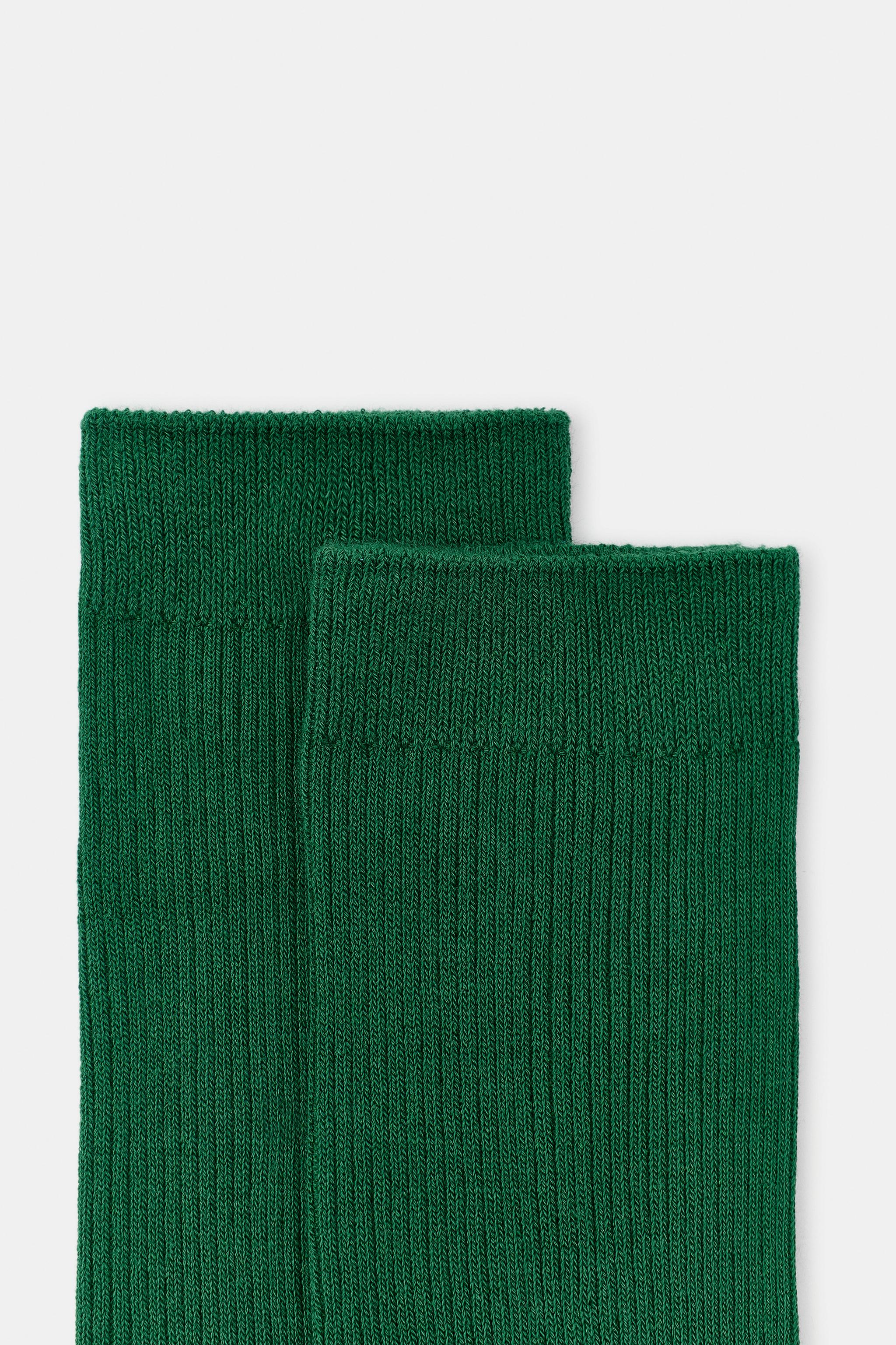 2-PACK RIBBED SOLID SOCKS